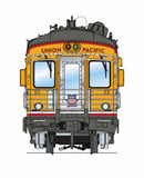 PREORDER Broadway Limited Imports HO 9591 Business Car, Union Pacific Lincoln 2020-Present "UP Shield"
