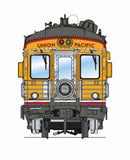 PREORDER Broadway Limited Imports HO 9592 Business Car, Union Pacific Lincoln "Big Boy Tour"