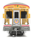 PREORDER Broadway Limited Imports HO 9594 Business Car, Union Pacific Lincoln Yellow "Building America"