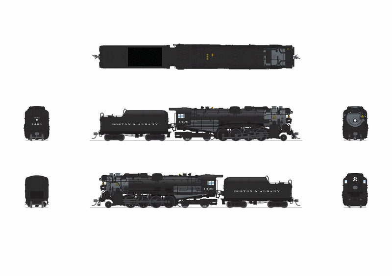 PREORDER Broadway Limited Imports HO 9600 Boston & Albany A1a