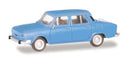 Herpa Models 28837 Skoda 110 L 4-Door - Assembled -- Dove Blue, HO Scale
