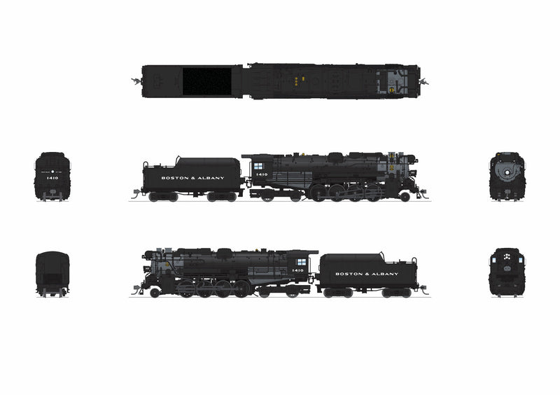 PREORDER Broadway Limited Imports HO 9603 Boston & Albany A1a