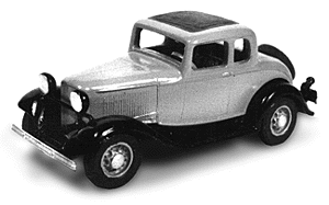 Micro Engineering HO 96-122 Wheel Works 32 Ford Coupe