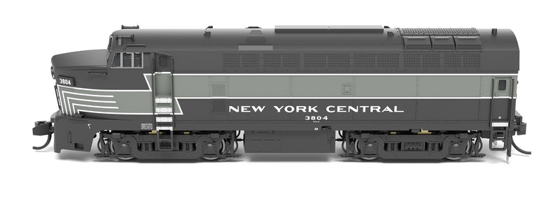 PREORDER Broadway Limited Imports N 9633 Sharknose RF-16 A/B Set 3804/3706, Lightning Stripe, A-unit Paragon4 Sound/DC/DCC, Unpowered B-unit, N