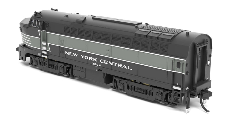 PREORDER Broadway Limited Imports N 9636 Sharknose RF-16 A/B Set 3804/3706, Lightning Stripe, New York Central, A-unit (DCC-Ready), Unpowered B-unit, N