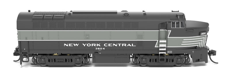 PREORDER Broadway Limited Imports N 9633 Sharknose RF-16 A/B Set 3804/3706, Lightning Stripe, A-unit Paragon4 Sound/DC/DCC, Unpowered B-unit, N