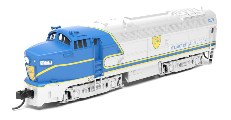 PREORDER Broadway Limited Imports N 9642 Sharknose RF-16 A 1216, Blue Warbonnet, Delaware & Hudson (DCC Ready)