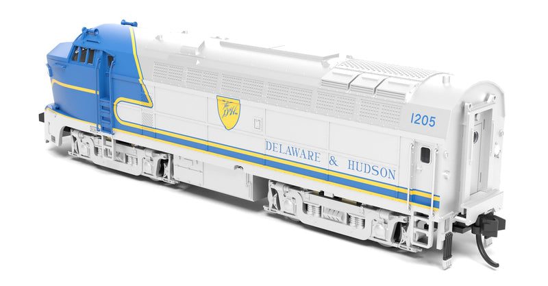 PREORDER Broadway Limited Imports N 9639 Sharknose RF-16 A 1205, Blue Warbonnet, Delaware & Hudson (DCC and Paragon4 Sound)