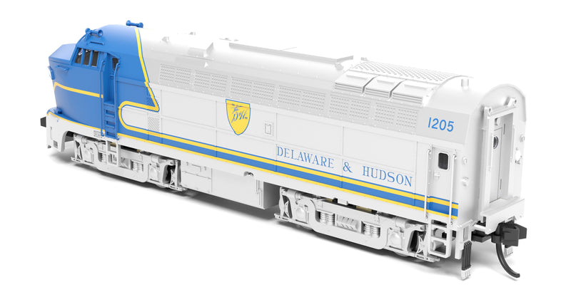 PREORDER Broadway Limited Imports N 9641 Sharknose RF-16 A 1205, Blue Warbonnet, Delaware & Hudson (DCC Ready)