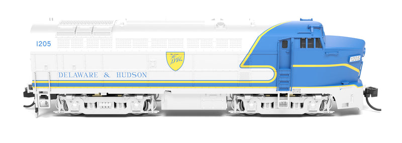 PREORDER Broadway Limited Imports N 9642 Sharknose RF-16 A 1216, Blue Warbonnet, Delaware & Hudson (DCC Ready)