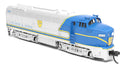 PREORDER Broadway Limited Imports N 9641 Sharknose RF-16 A 1205, Blue Warbonnet, Delaware & Hudson (DCC Ready)