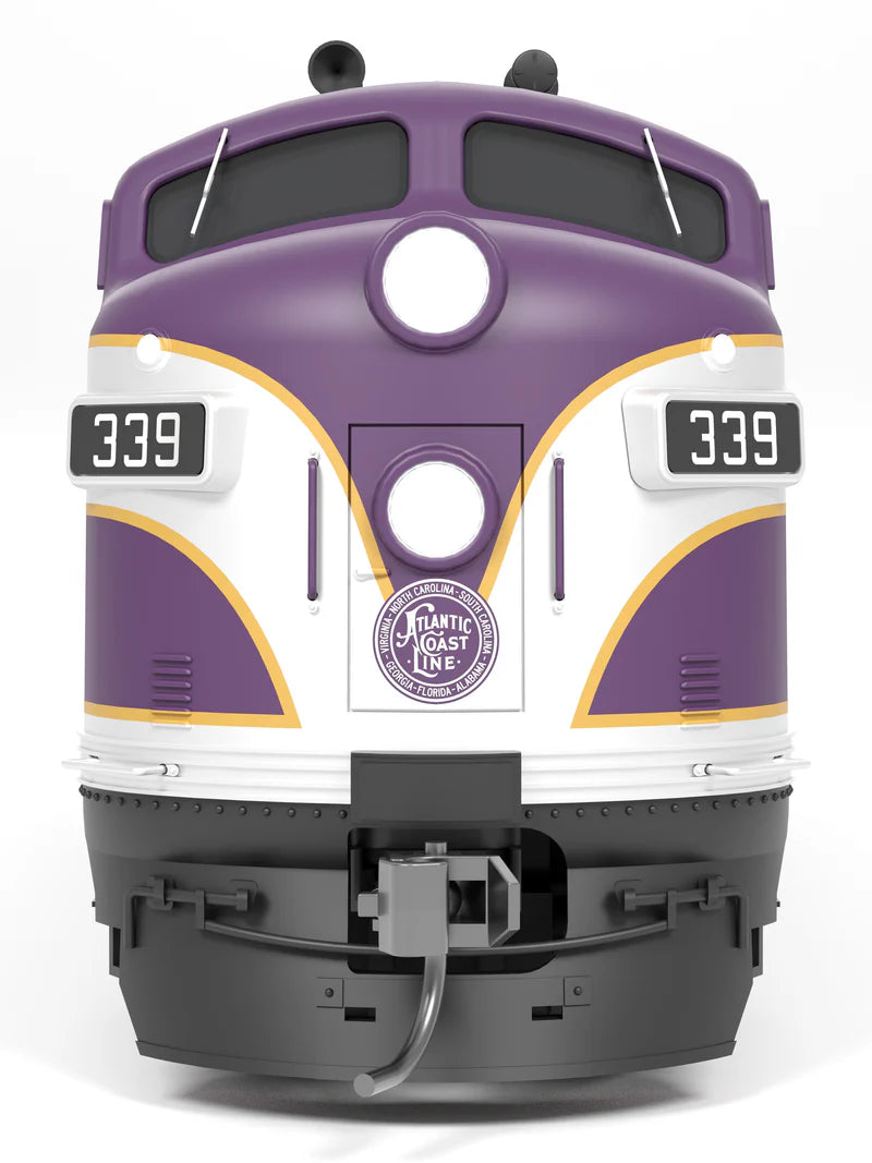 PREORDER Broadway Limited Imports 9652 HO EMD F3A 344, Purple & Silver, Paragon4 (DCC and Sound), Atlantic Coast Line | 263.99