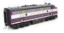 PREORDER Broadway Limited Imports 9652 HO EMD F3A 344, Purple & Silver, Paragon4 (DCC and Sound), Atlantic Coast Line