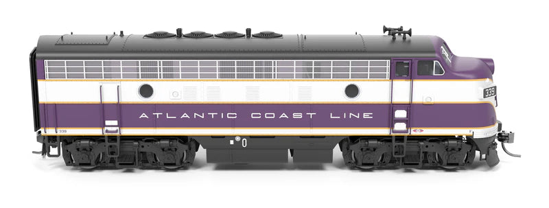PREORDER Broadway Limited Imports 9652 HO EMD F3A 344, Purple & Silver, Paragon4 (DCC and Sound), Atlantic Coast Line | 263.99