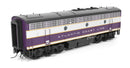 PREORDER Broadway Limited Imports 9653 HO EMD F3B 343B, Purple & Silver, Paragon4 (DCC and Sound), Atlantic Coast Line | 247.99
