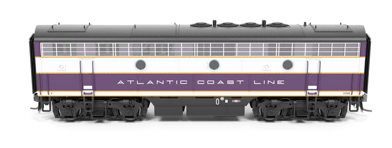 PREORDER Broadway Limited Imports 9650 HO EMD F3 A/B 339/339B, Purple & Silver, A-unit Paragon4 (DCC and Sound), Unpowered B, Atlantic Coast Line | 343.99