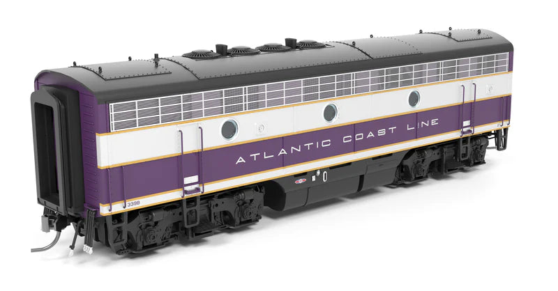 PREORDER Broadway Limited Imports 9650 HO EMD F3 A/B 339/339B, Purple & Silver, A-unit Paragon4 (DCC and Sound), Unpowered B, Atlantic Coast Line | 343.99