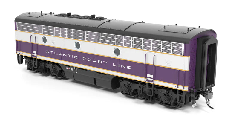 PREORDER Broadway Limited Imports 9650 HO EMD F3 A/B 339/339B, Purple & Silver, A-unit Paragon4 (DCC and Sound), Unpowered B, Atlantic Coast Line | 343.99