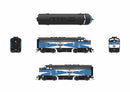 Ready to Ship Broadway Limited Imports 9656 HO EMD F3A 4228A, Blue McGinnis, Paragon4 (DCC and Sound), Boston & Maine