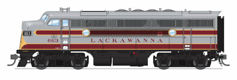 PREORDER Broadway Limited Imports 9663 HO EMD F3A 664, As Appears Today, Paragon4 (DCC and Sound), Delaware Lackawanna & Western | 263.99