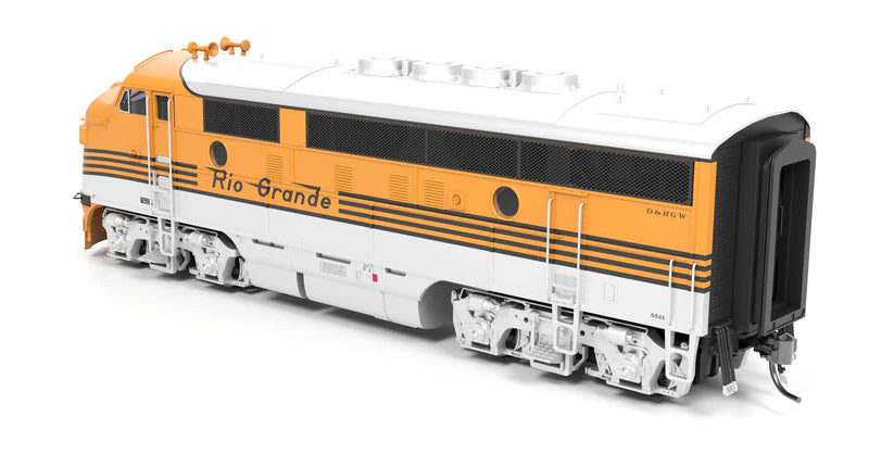 PREORDER Broadway Limited Imports 9666 HO EMD F3A/B 5521/5522, "Prospector Scheme", A-unit Paragon4 (DCC and Sound), Unpowered B, Denver & Rio Grande Western | 343.99