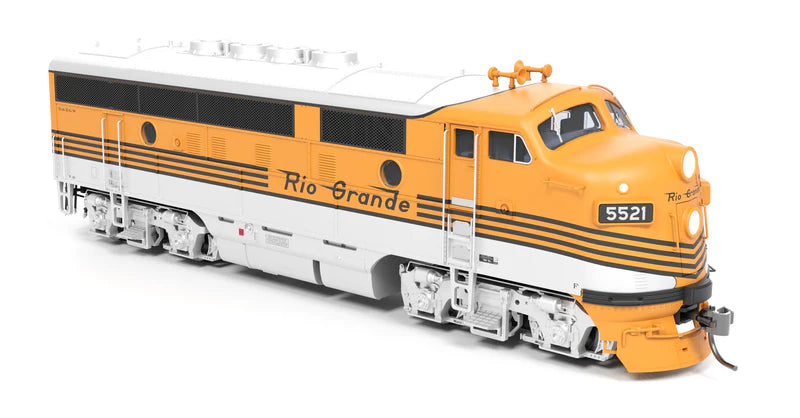 PREORDER Broadway Limited Imports 9666 HO EMD F3A/B 5521/5522, "Prospector Scheme", A-unit Paragon4 (DCC and Sound), Unpowered B, Denver & Rio Grande Western | 343.99