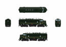 PREORDER Broadway Limited Imports 9672 HO EMD F3 A/B 9510A/9510B, DGLE Single Stripe, A-unit Paragon4 (DCC and Sound), Unpowered B, Pennsylvania