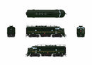 PREORDER Broadway Limited Imports 9676 HO EMD F3A 9517A, DGLE Single Stripe, (DCC Ready), Pennsylvania