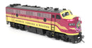 PREORDER Broadway Limited Imports HO 9680 EMD F9A Diesel Locomotive, Aberdeen Carolina & Western