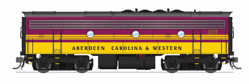 PREORDER Broadway Limited Imports HO 9681 EMD F7B Diesel Locomotive, Aberdeen Carolina & Western