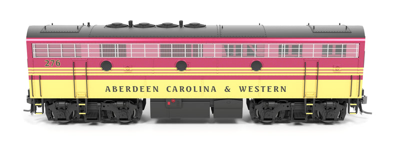PREORDER Broadway Limited Imports HO 9681 EMD F7B Diesel Locomotive, Aberdeen Carolina & Western