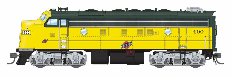 PREORDER Broadway Limited Imports HO 9694 EMD F7 A/B Diesel Locomotive, Chicago & North Western Executive Scheme