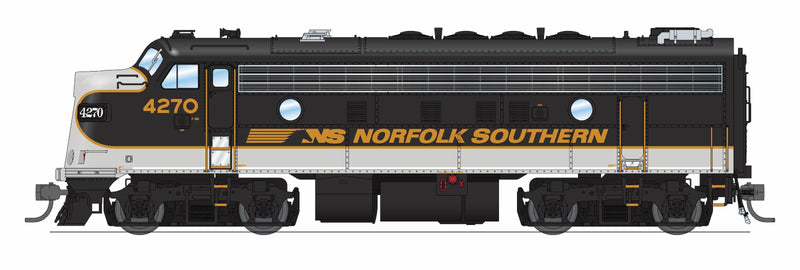 PREORDER Broadway Limited Imports HO 9700 EMD F9/F7 A/B Diesel Locomotive, Norfolk Southern Tuxedo Scheme