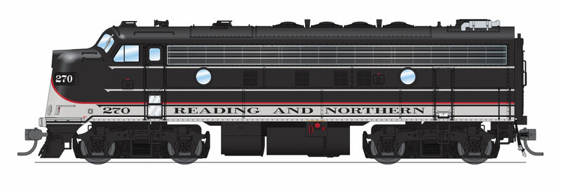 PREORDER Broadway Limited Imports HO 9706 EMD F9A Diesel Locomotive, Reading Blue Mountain & Northern Modern Excursion