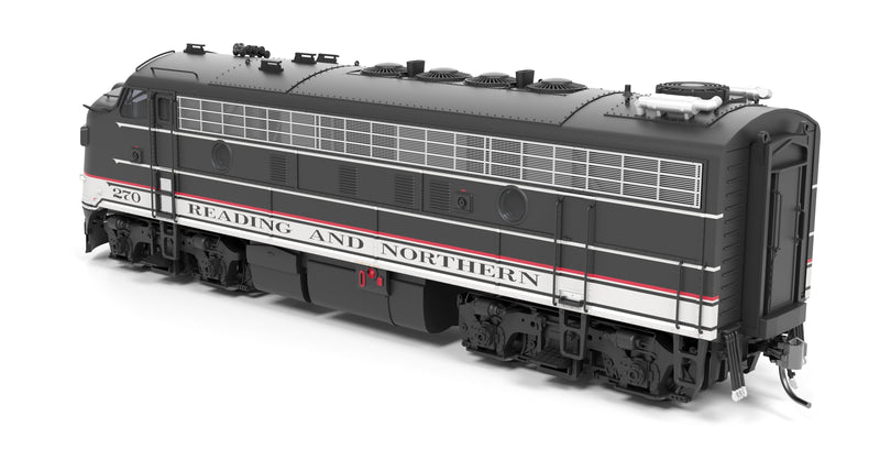 PREORDER Broadway Limited Imports HO 9708 EMD F9A Diesel Locomotive, Reading Blue Mountain & Northern Modern Excursion
