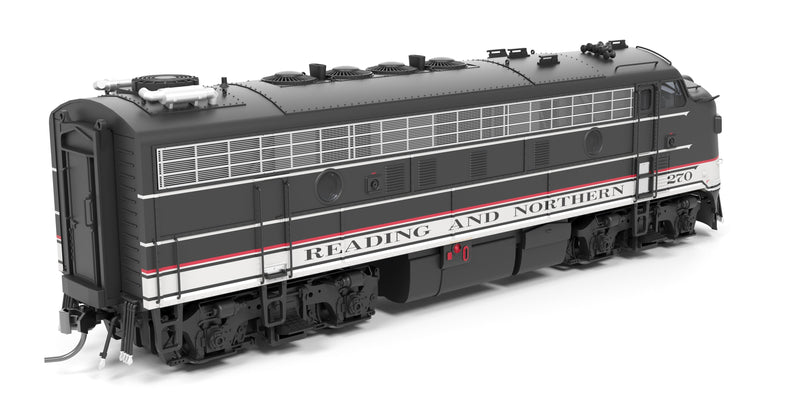 PREORDER Broadway Limited Imports HO 9708 EMD F9A Diesel Locomotive, Reading Blue Mountain & Northern Modern Excursion