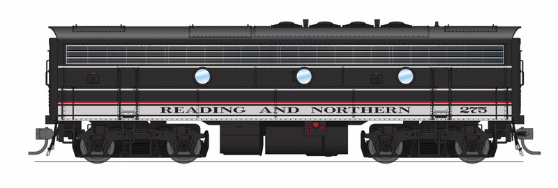 PREORDER Broadway Limited Imports HO 9707 EMD F7B Diesel Locomotive, Reading Blue Mountain & Northern Modern Excursion