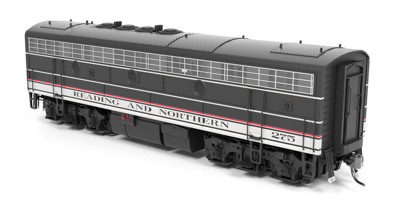 PREORDER Broadway Limited Imports HO 9709 EMD F7B Diesel Locomotive, Reading Blue Mountain & Northern Modern Excursion