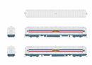 Broadway Limited Imports HO 9712 Heavyweight 5-Car Passenger Set, Freedom Train 1947