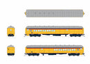 PREORDER Broadway Limited Imports HO 9714 Heavyweight 5-Car Passenger Set, Chessie System Special