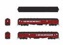 PREORDER Broadway Limited Imports HO 9716 Heavyweight 5-Car Passenger Set, Reading Blue Mountain & Northern