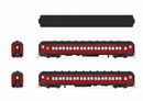 PREORDER Broadway Limited Imports HO 9716 Heavyweight 5-Car Passenger Set, Reading Blue Mountain & Northern