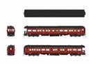 PREORDER Broadway Limited Imports HO 9716 Heavyweight 5-Car Passenger Set, Reading Blue Mountain & Northern