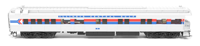 PREORDER Broadway Limited Imports HO 9726 Business Car, Amtrak Illinois Central Gulf