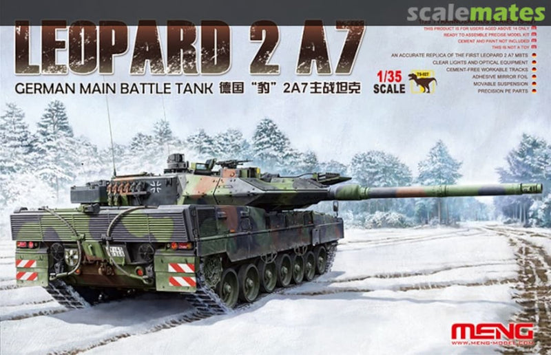 Meng 1/35 German Main Battle Tank Leopard 2 A7