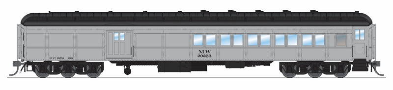 PREORDER Broadway Limited Imports HO 9748 Baggage-Combine Car, Maintenance of Way