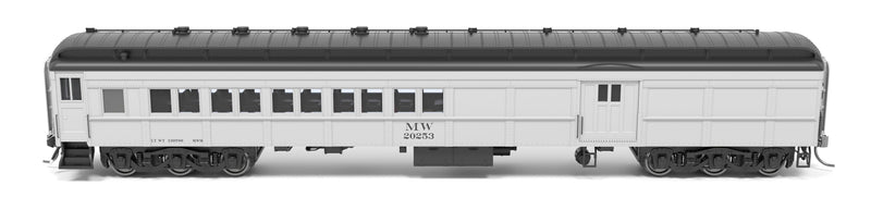 PREORDER Broadway Limited Imports HO 9748 Baggage-Combine Car, Maintenance of Way