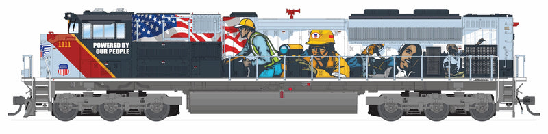 PREORDER Broadway Limited Imports HO 9776 EMD SD70ACe Diesel Locomotive with Smoke, Union Pacific "Powered By Our People"