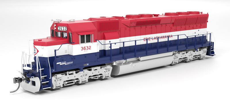 PREORDER Broadway Limited Imports HO 9801 EMD SD45 Diesel Locomotive, Erie Lackawanna