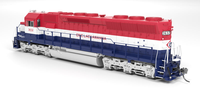 Broadway Limited Imports HO 9801 EMD SD45 Diesel Locomotive, Erie Lackawanna